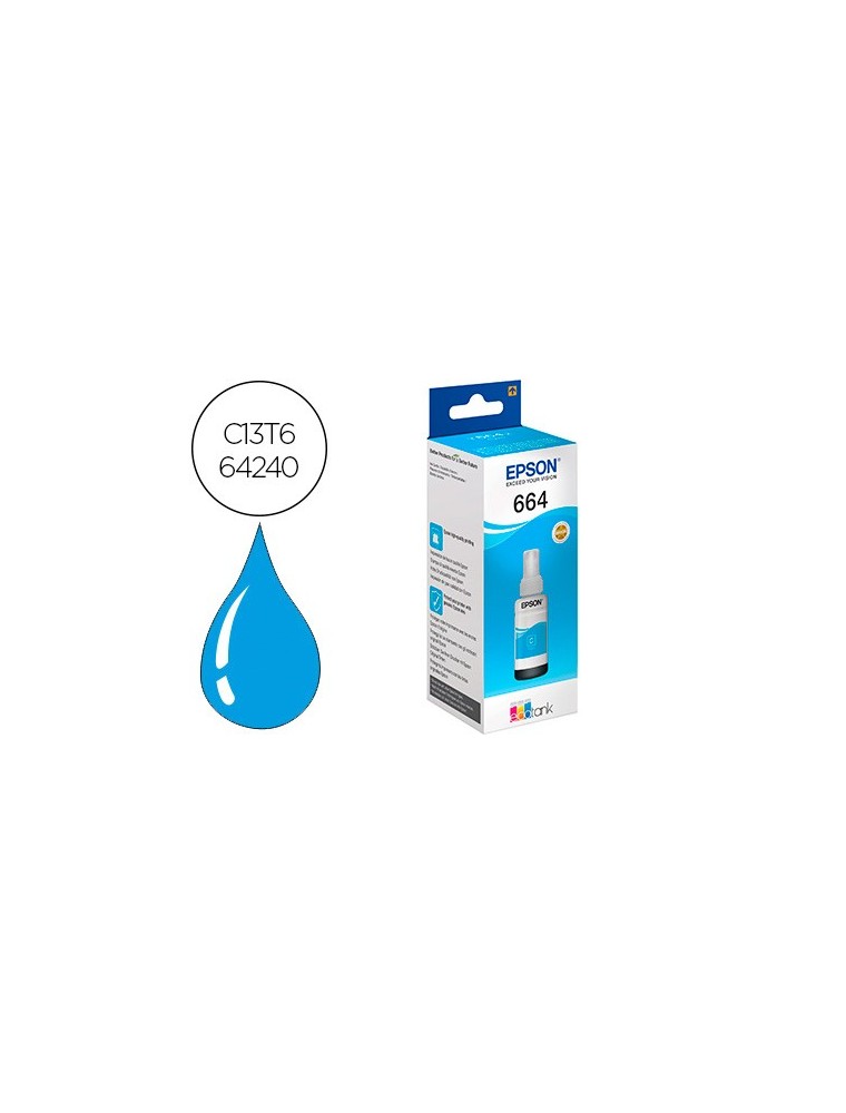 EPSON BOTELLA INYECCION CYAN T6642 70 ML