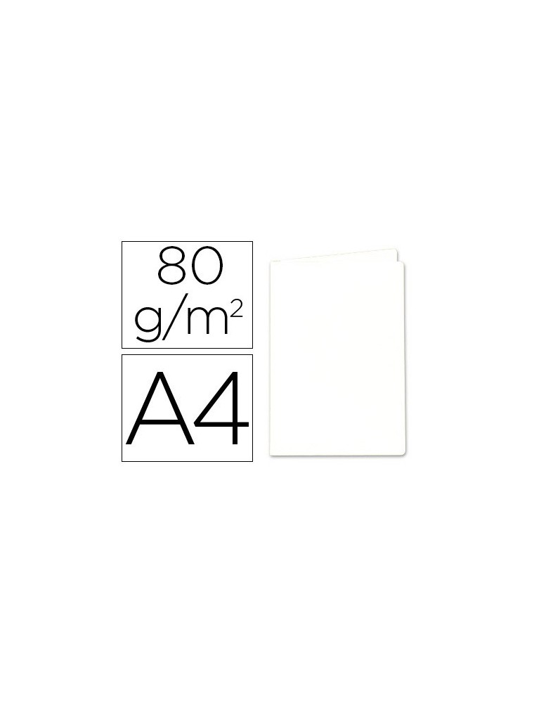 Subcarpeta papel exacompta din a4 blanca 80 gr