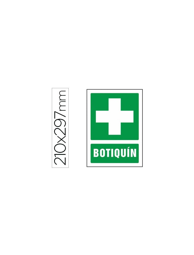 Pictograma syssa señal de botiquin en pvc 210x297 mm