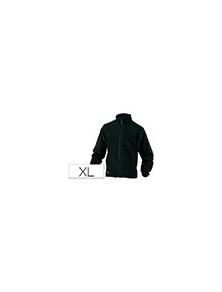 Chaqueta deltaplus polar con cremallera 2 bolsillos color negro talla xl