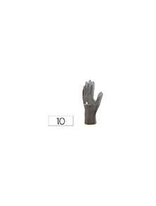 Guantes deltaplus poliester antideslizante lavable especial para manipulacion y manutencion gris talla 10