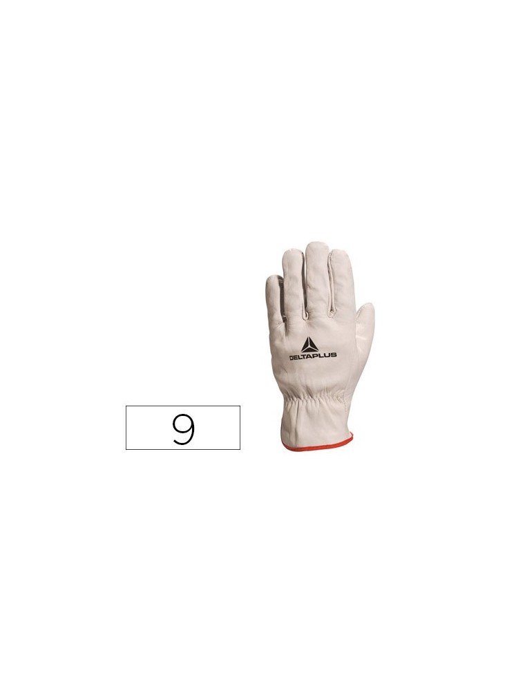 Guantes deltaplus piel vacuno especial para todo tipo de trabajos el mas vendido del mercado talle 9