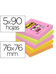 Bloc de notes adhesives de...