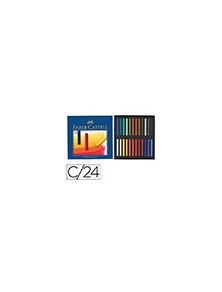 Tiza pastel faber castell estuche carton de 24 unidades colores surtidos