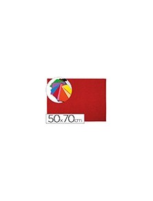 Goma eva liderpapel 50x70cm 60gm2 espesor 2mm textura toalla rojo