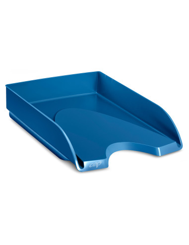 Bandeja sobremesa cep riviera plastico color azul porcelana 348x257x66 mm