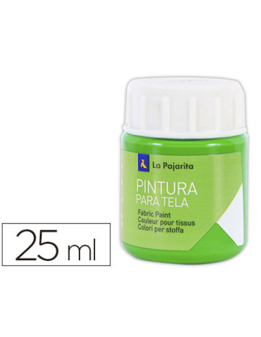 Pintura para tela la pajarita verde primavera 25 ml