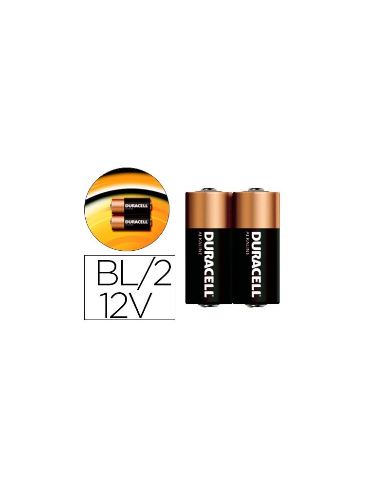 Pila duracell alcalina security para mando 12v blister 2 unidades