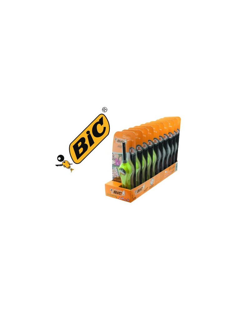 Encendedor bic megalighter multiusos con gancho retractil