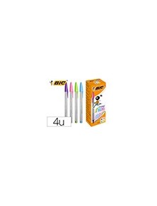 Boligrafo bic cristal large fashion cajas de 20 unidades colores surtidos