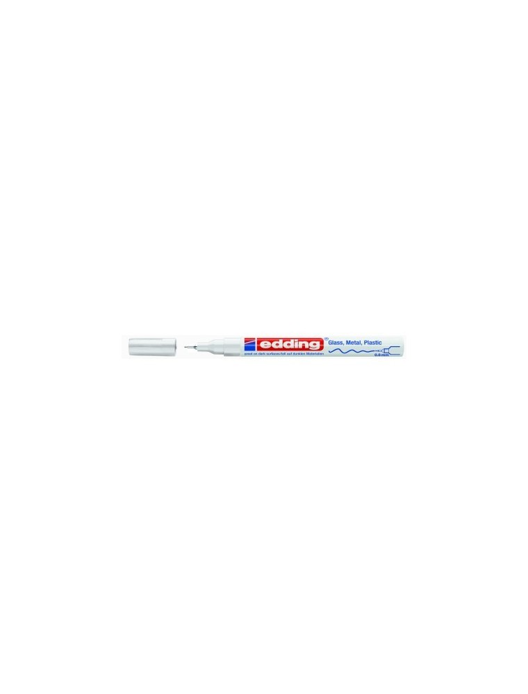 RETOLADOR MARCADOR pemanente BLANC 0,8 MM EDDING 780