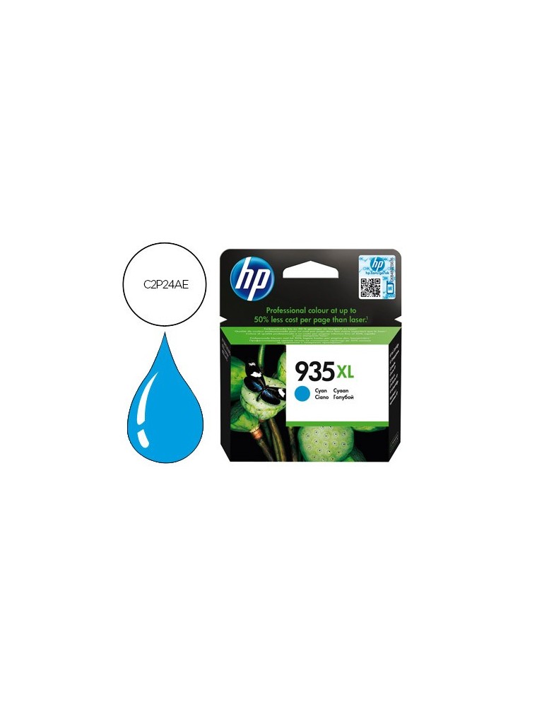 HEWLETT PACKARD HP CARTUCHO INYECCION TINTA CYAN 935 XL PARA OFFICEJET PRO