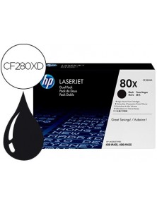 HEWLETT PACKARD HP TONER LASER NEGRO PK2 80X 13.800 PÁGINA