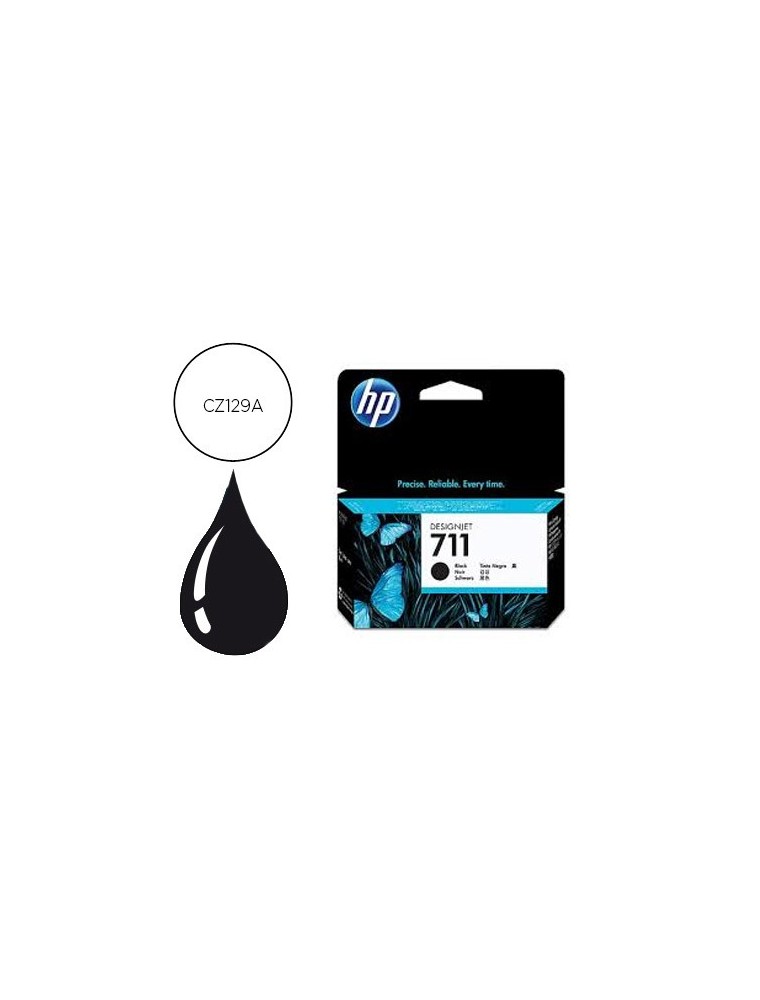 HEWLETT PACKARD HP CARTUCHO INYECCION TINTA NEGRO 711 38ML