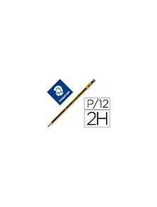 Lapices de grafito staedtler noris n.4 2h unidad