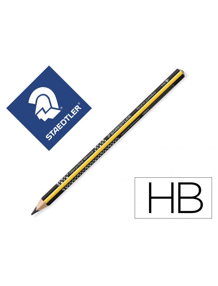 Lapices de grafito staedtler triplus jumbo hb unidad