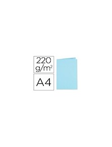 Subcarpeta cartulina exacompta din a4 azul claro 220 gr