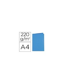 Subcarpeta cartulina exacompta din a4 azul oscuro 220 gr