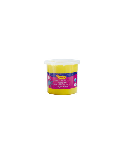 JOVI ESTUCHE 5 BOTES PINTURA DE DEDOS 125ML AMARILLO