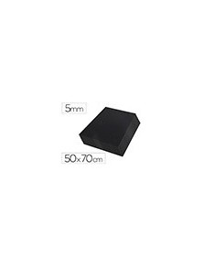 Carton pluma liderpapel negro doble cara 50x70 cm espesor 5 mm