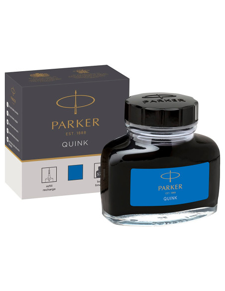 Tinta estilografica parker azul real bote 57 ml