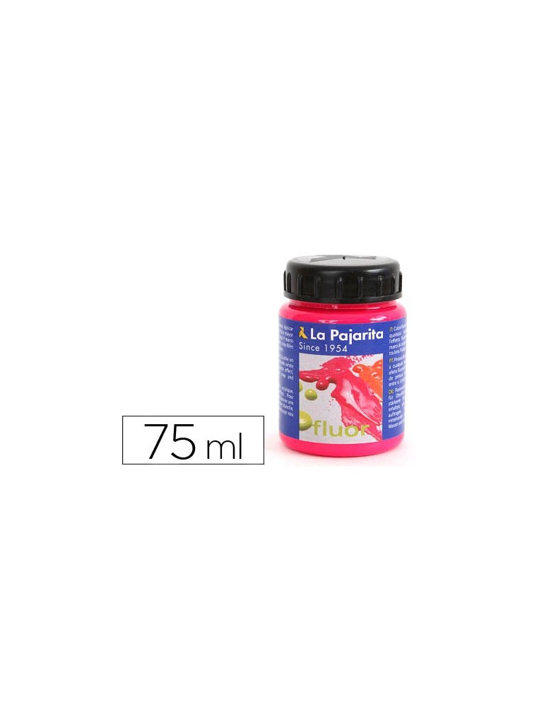 Pintura acrilica la pajarita f-04 magenta fluorescente 75ml