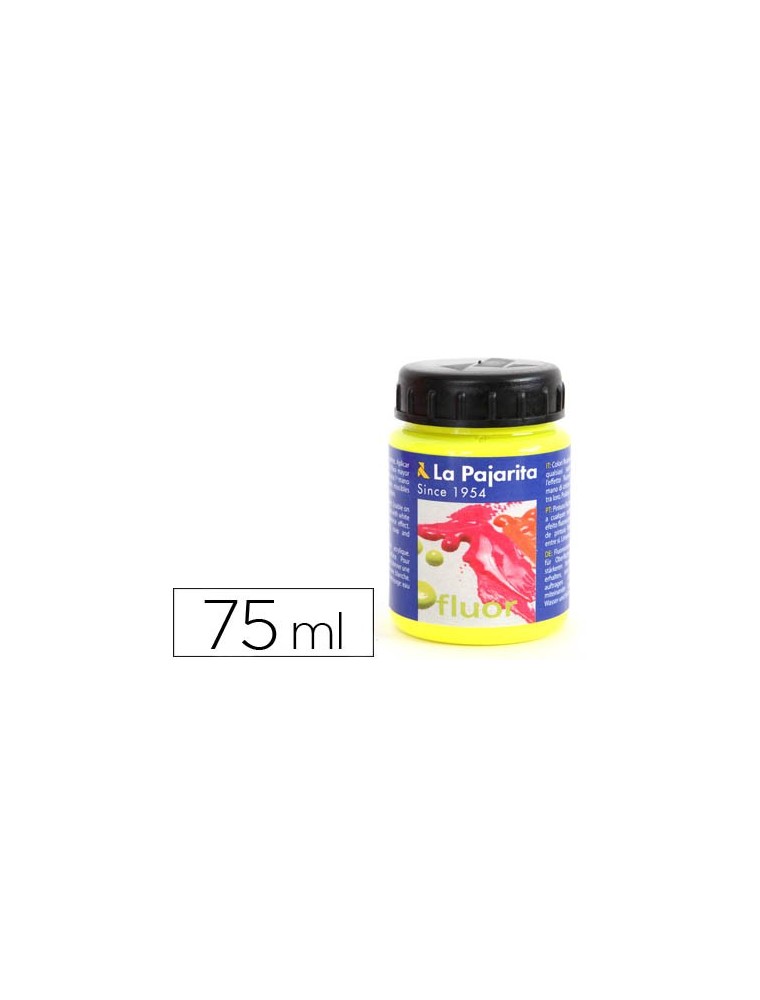 Pintura acrilica la pajarita f-01 amarillo canario 75ml