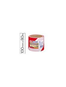 CINTA DE SEÈALIZACION TESA ROJO Y BLANCO 10 MT X 80 MM