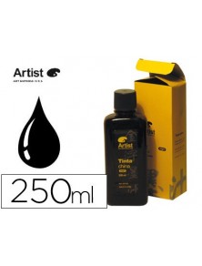 Tinta china artist negra frasco 250 ml