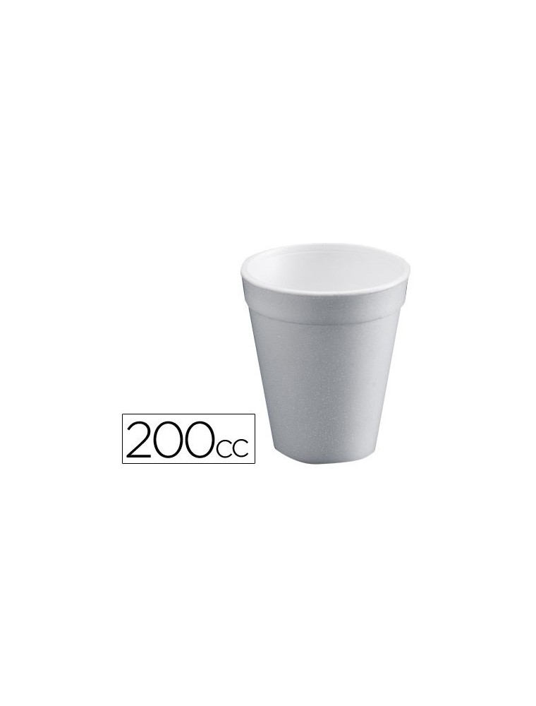 Vaso termico de poliexpan 200cc paquete de 50 unidades