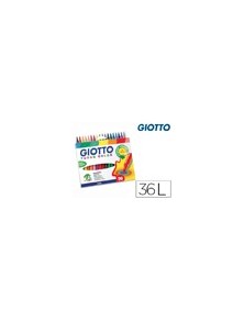 Rotulador giotto turbo color caja de 36 colores