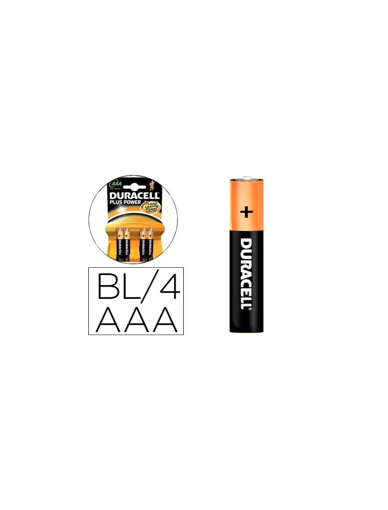 Pila duracell recargable aaa 750 mah blister de 4 unidades