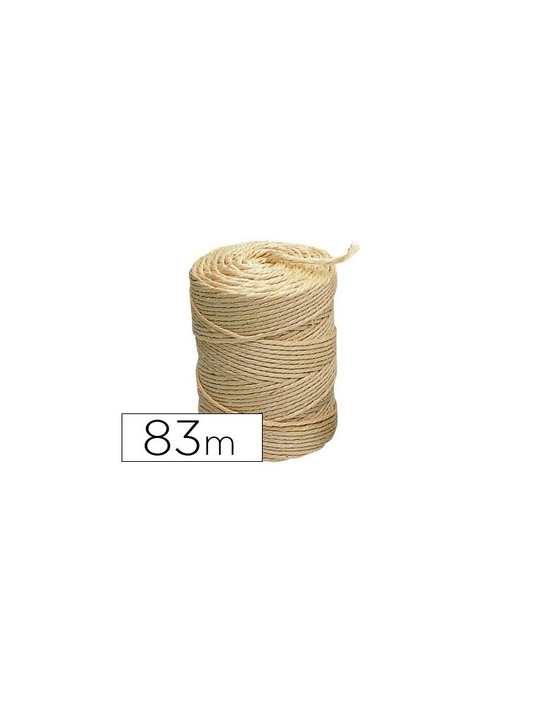 Cuerda sisal 3 cabos liderpapel rollo 12 kg