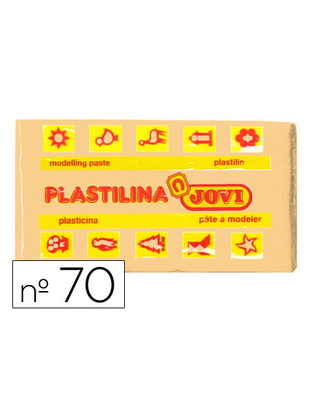 Plastilina jovi 70 carne unidad tamaño pequeño