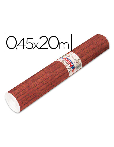 Rollo adhesivo aironfix madera oscuro 67183 rollo de 20 mt