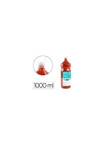 Tempera liquida liderpapel escolar 1000 ml marron