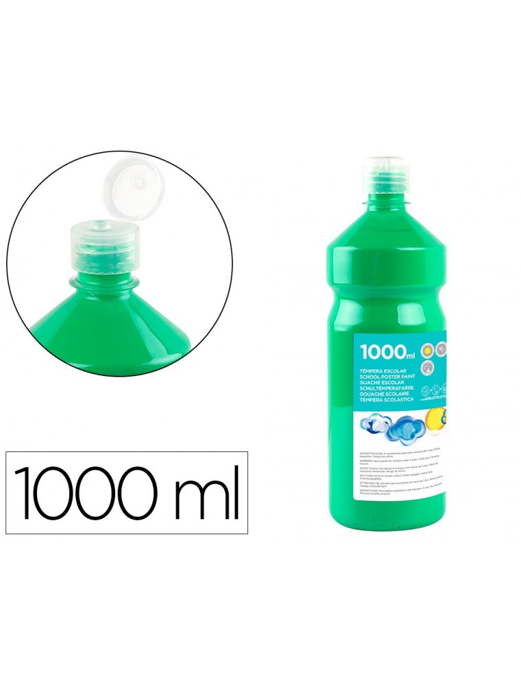 Témpera escolar líquida 1000 ml