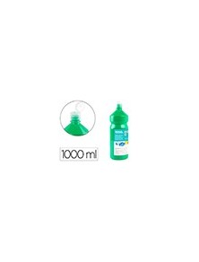 Tempera liquida liderpapel escolar 1000 ml verde