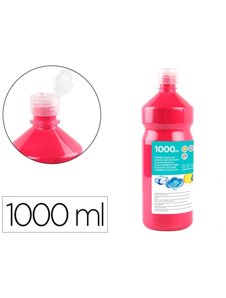 Témpera escolar líquida 1000 ml