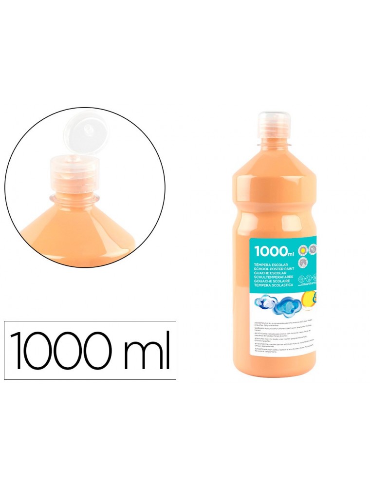 Témpera escolar líquida 1000 ml