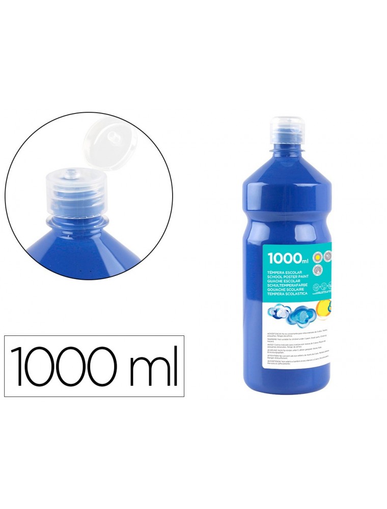 Témpera escolar líquida 1000 ml