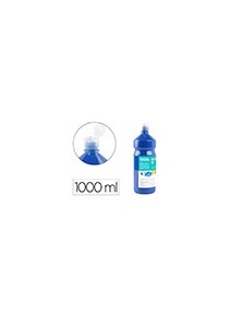 Tempera liquida liderpapel escolar 1000 ml azul marino