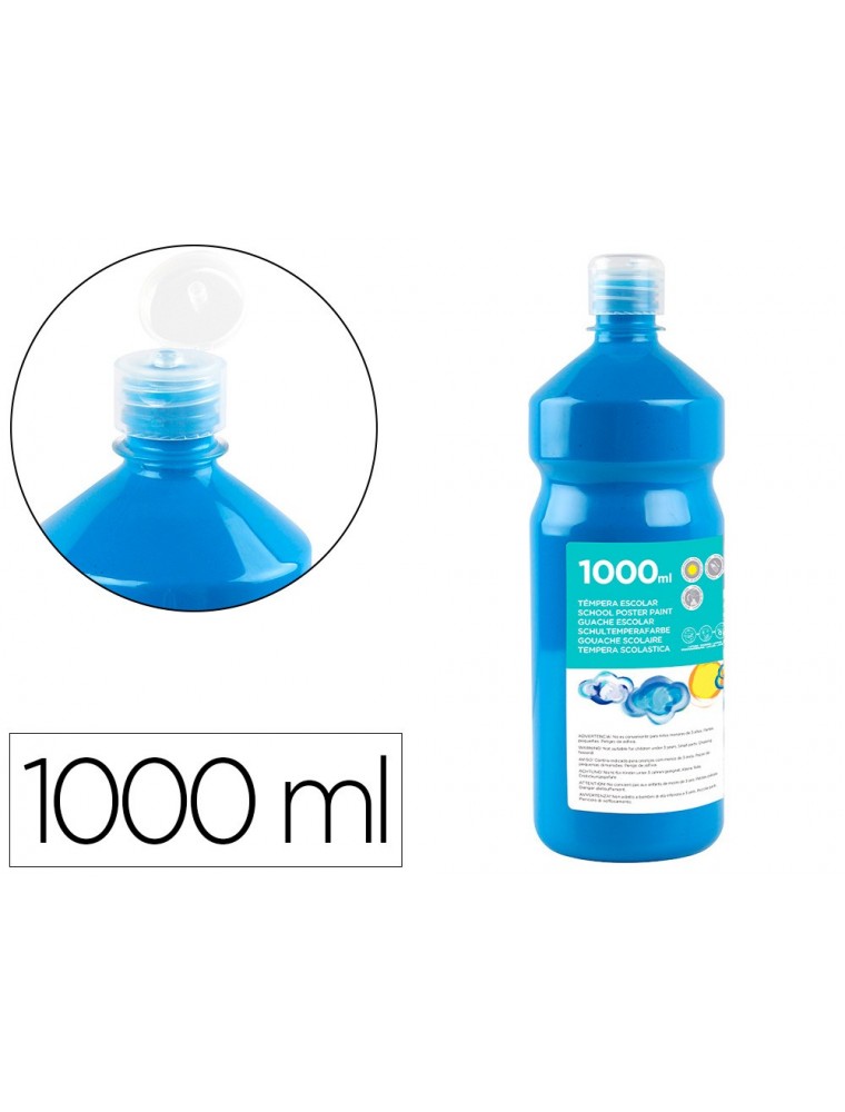 Témpera escolar líquida 1000 ml