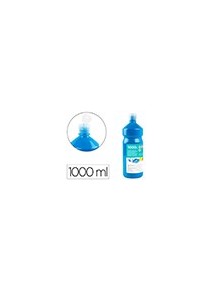 Tempera liquida liderpapel escolar 1000 ml azul