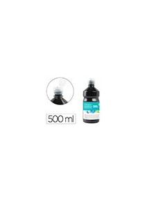 Tempera liquida liderpapel escolar 500 ml negro