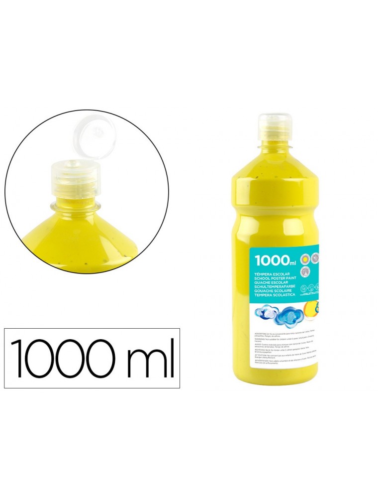 Témpera escolar líquida 1000 ml