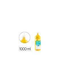 Tempera liquida liderpapel escolar 1000 ml amarillo