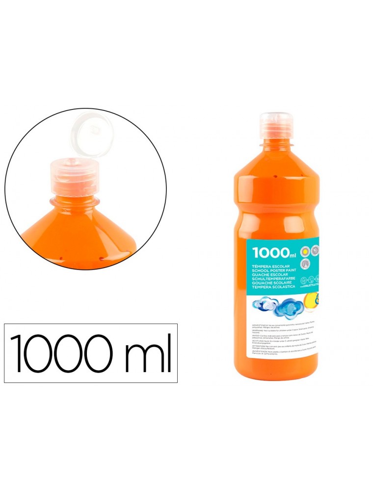 Témpera escolar líquida 1000 ml