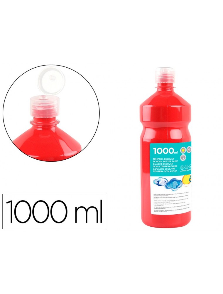 Témpera escolar líquida 1000 ml