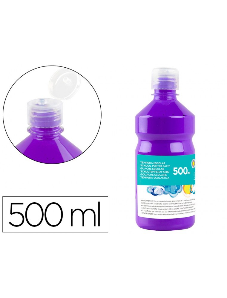 Témpera escolar líquida 500 ml